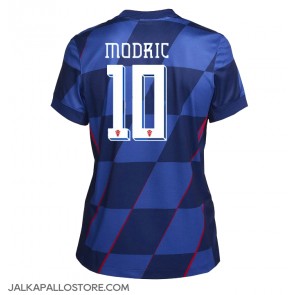 Kroatia Luka Modric #10 Vieraspaita Naisten EM-Kisat 2024 Lyhythihainen